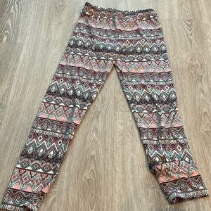 Knit works M kids rainbow color leggings